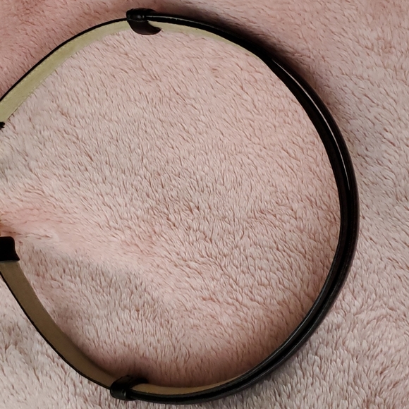 Ellen Tracy leather belt brown - Picture 5 of 6